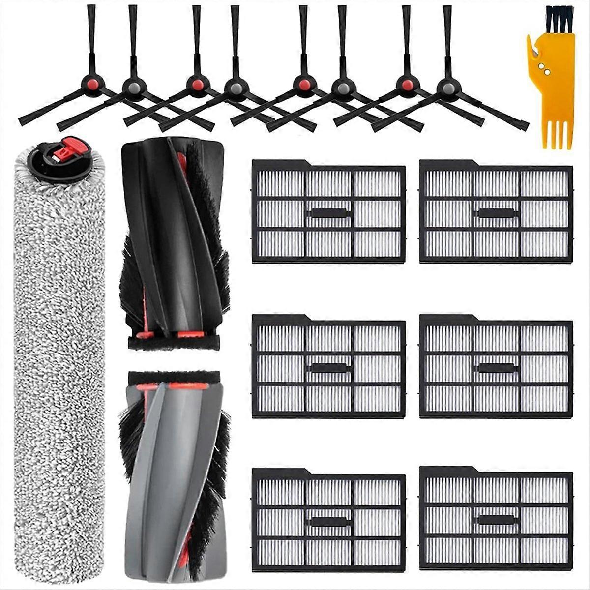 Zubehörset Für Den Saugroboter Omni E25/e28: Rotationsbürste, Hepa-filter, Tuch Und Seitenbürste