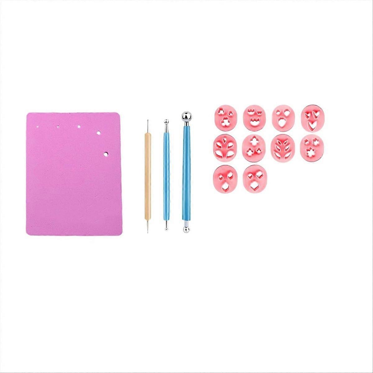 Ausstechformen Für Polymerclay, 10 Blumenformen Zur Herstellung Von Ohrringen, Gussformen Zur Herstellung Von Polymerclay-schmuck