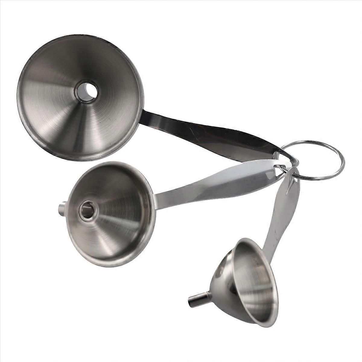 Küchen-trichter-set Aus Edelstahl Zum Befüllen Von Flaschen