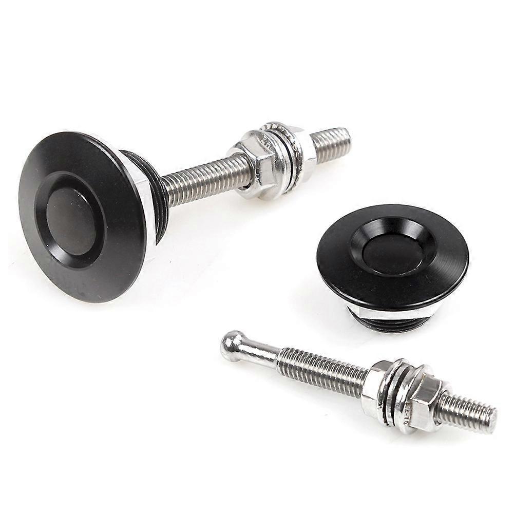 Set Aus 2 Universellen 30-mm-motorhaubenschlössern, Diebstahlsicherung, 53-mm-gewindestange.