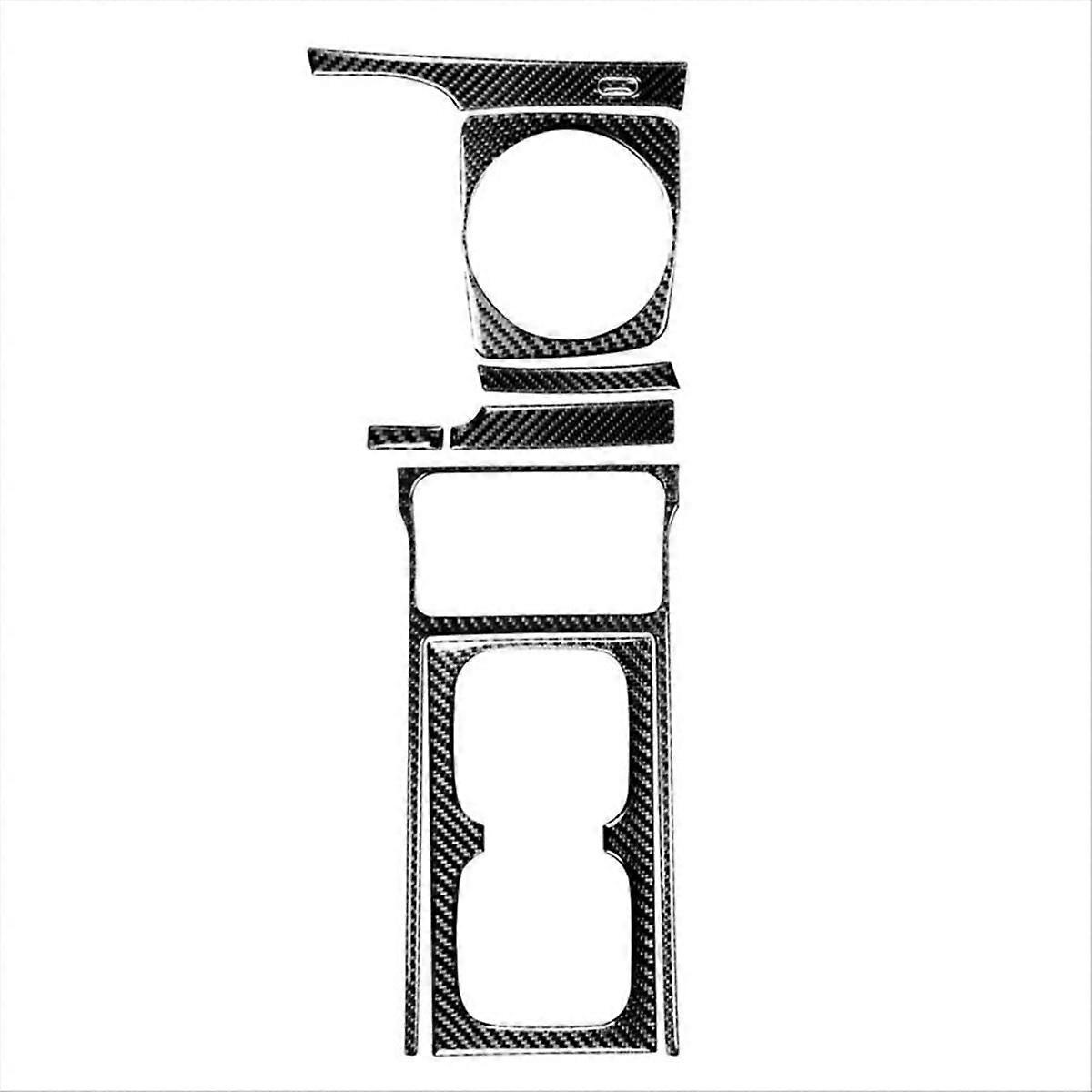 8-teiliges Zierleisten-set Für Den Automatikgetriebeschalthebel Aus Kohlefaser Für Modelle 06-11