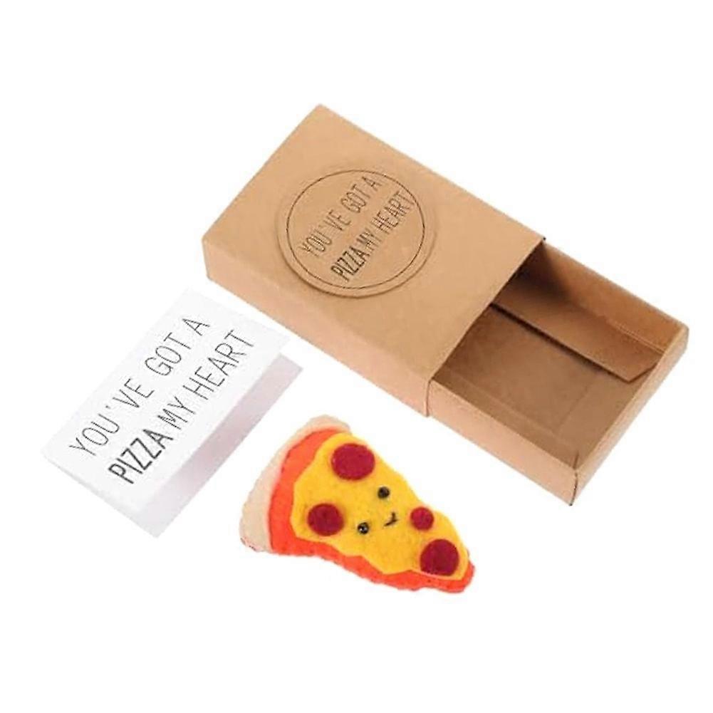 Mini-pizzakartons Mit Freundschaftsmotiv – Originelles Und Niedliches Geschenkset