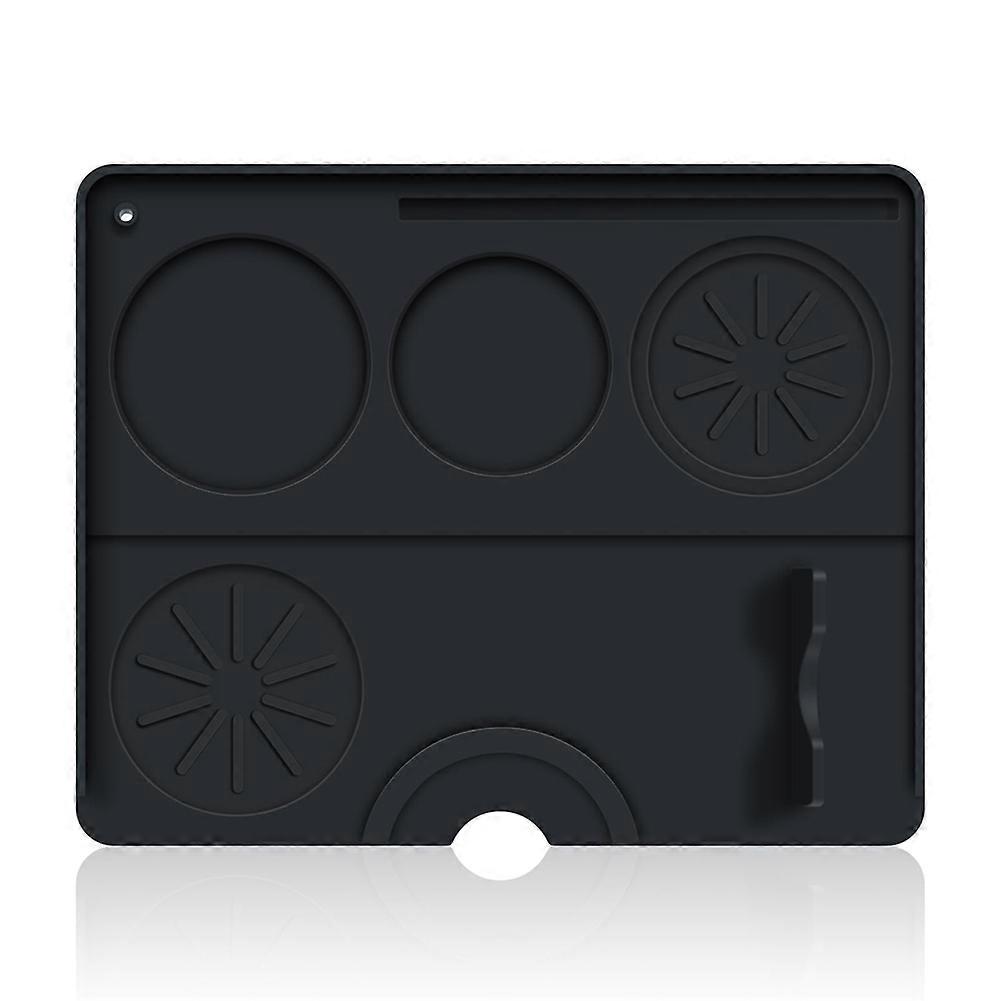 Rutschfeste Silikon-espressomatte, Ständer, Kaffeepad, Werkzeug, Wohnaccessoires, Kaffeetampfstationsmatte