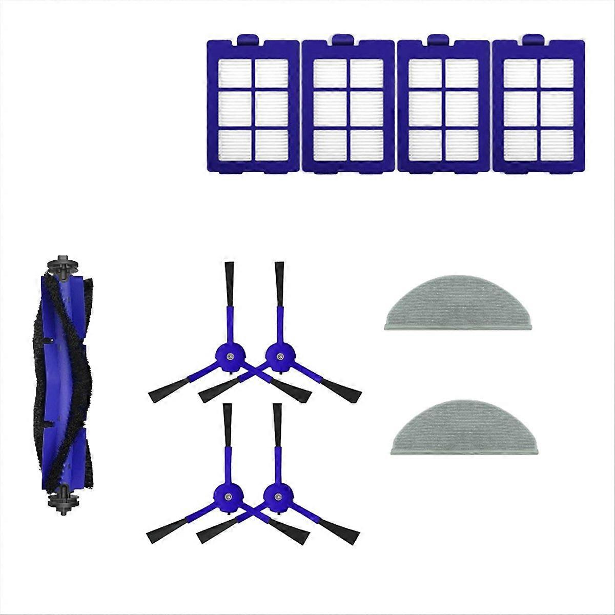 Zubehör, Das Mit Dem X8 Saug- Und Wischroboter Kompatibel Ist: Seitenbürste, Hepa-filter Und Waschbürste.