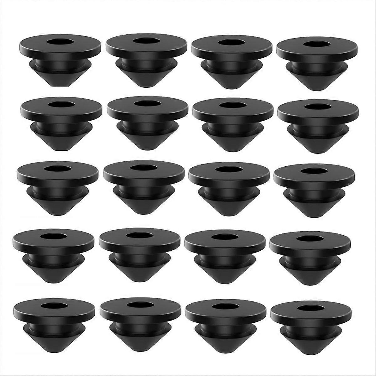 Packung Mit 300 Gummitüllen Für 1/8", 5/32" Und 3/16" Kabel, Für Kabelgeländerpfosten Tülle Für 1/8" Kabel.