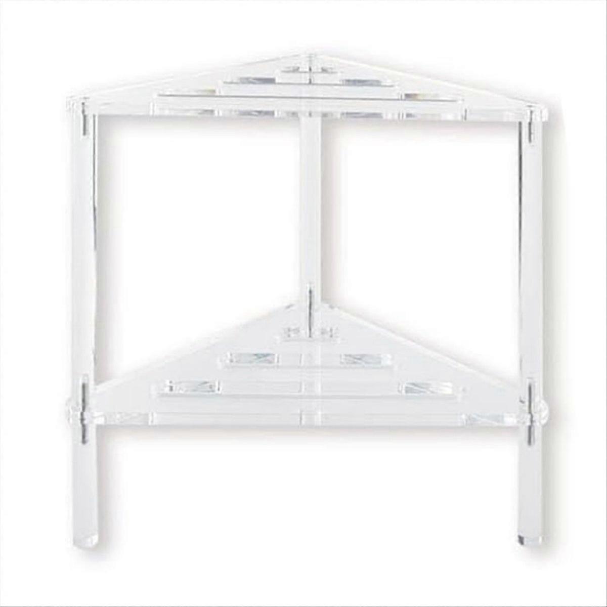 Duschbank Aus Acryl, 30,5 Cm X 30,5 Cm X 30,5 Cm, Robust, Tragfähigkeit 22,7 Kg, Wasserdicht Und Rutschfest, Mit Ablagefach.
