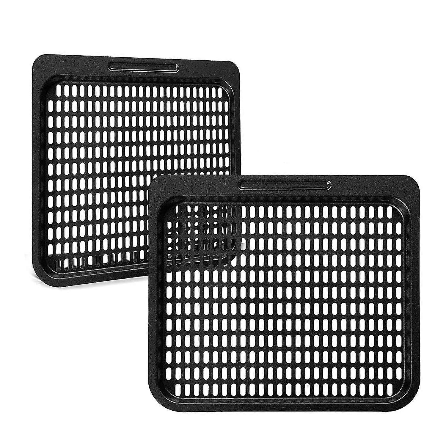 Set Mit 2 Ersatz-kochblechen, 10-quart-kochrost Aus Drahtgeflecht Für Heißluftfritteuse, Spülmaschinenfest (10 Quarts)