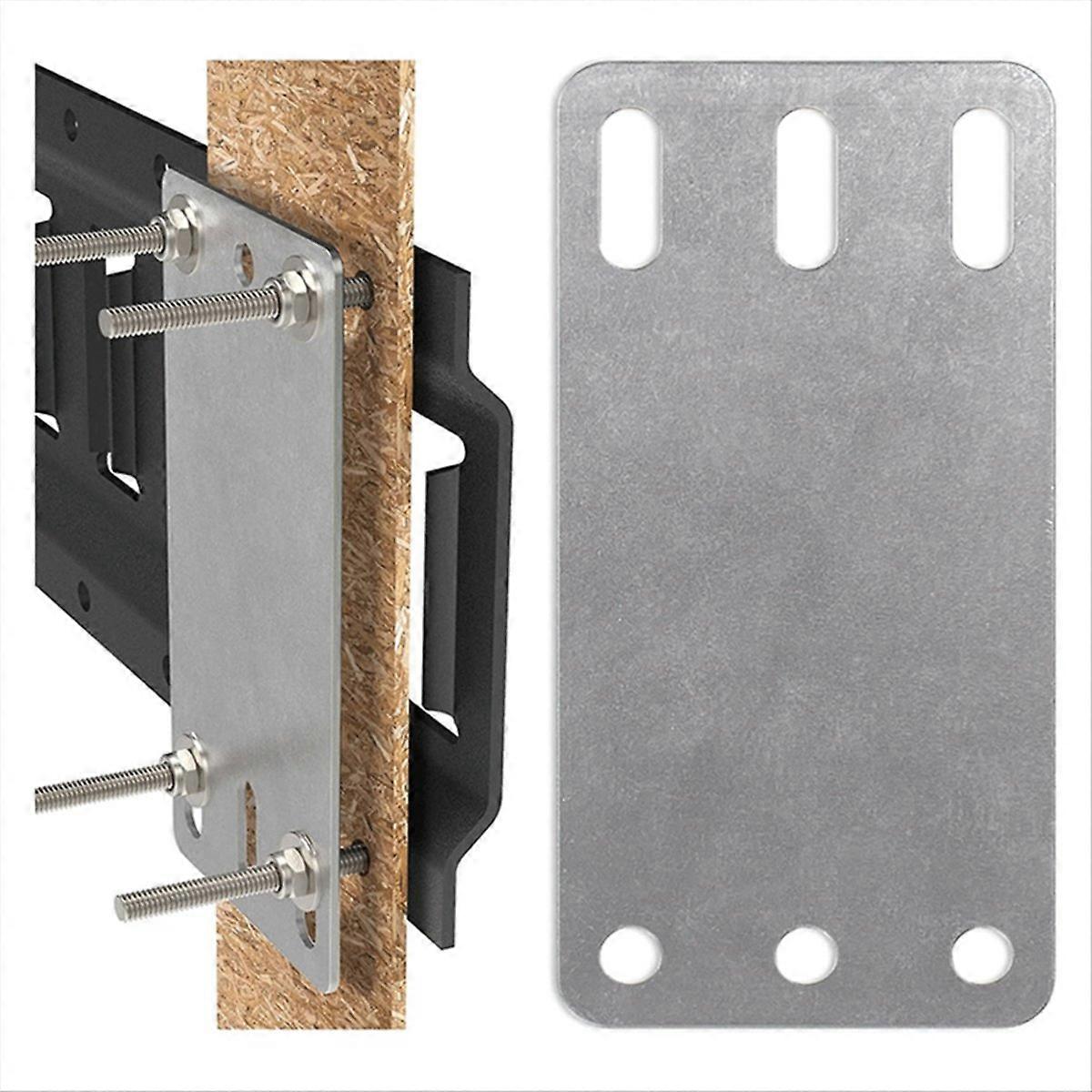 12 Robuste Montageplatten Für E/x-schienen, Zubehör Für E-schienen Mit Montagesatz