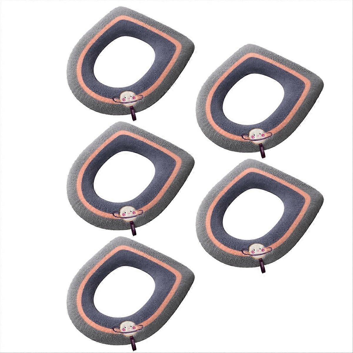 Dicke Toilettenmatte, Dichtung, Waschbarer Winter-toilettenbezug, Toilettensitzkissen