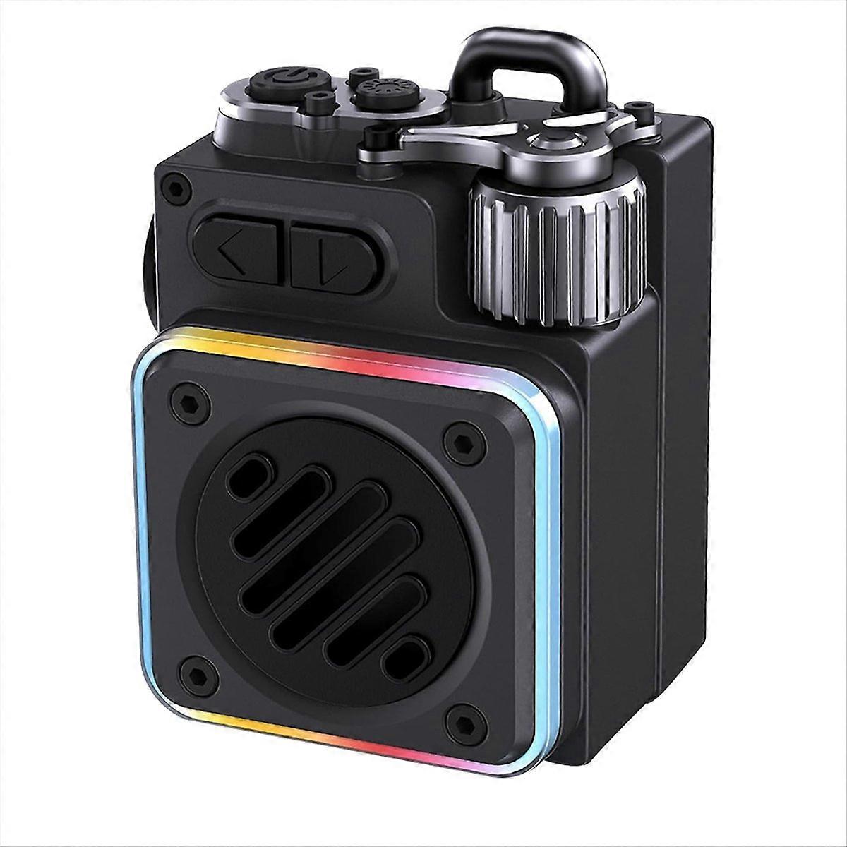 Mini-bluetooth-lautsprecher Mit Rgb-beleuchtung, Taschenmusikbox Für Den Outdoor-einsatz, Freisprechfunktion Und Mp3-player Für Zuhause, Reisen Und Camping.