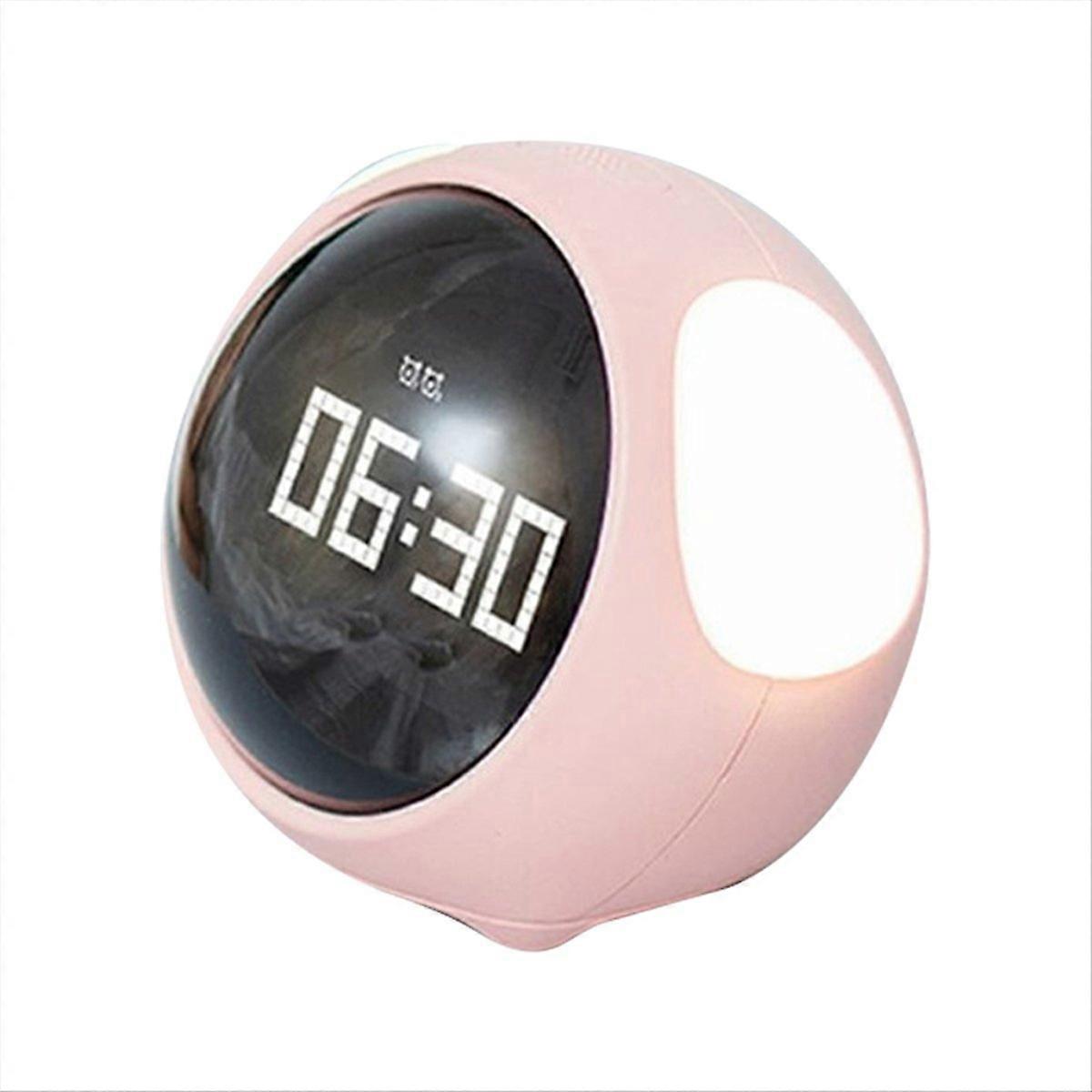 Niedlicher Wecker Fürs Kinderzimmer, Multifunktional, Sprachaktiviert, Mit Licht, Nachtmodus Und Digitaler Led-anzeige.