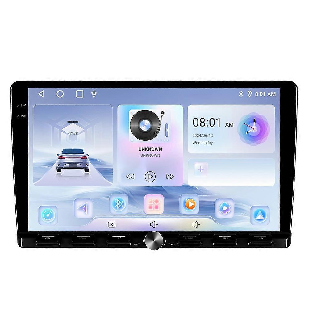 2din 9-zoll-multimedia-autoradio Für Android 15, Kompatibel Mit 2 Gb + 64 Gb, Mit Drahtlosem Carplay, Bluetooth, Fm, Gps Und Wi-fi.