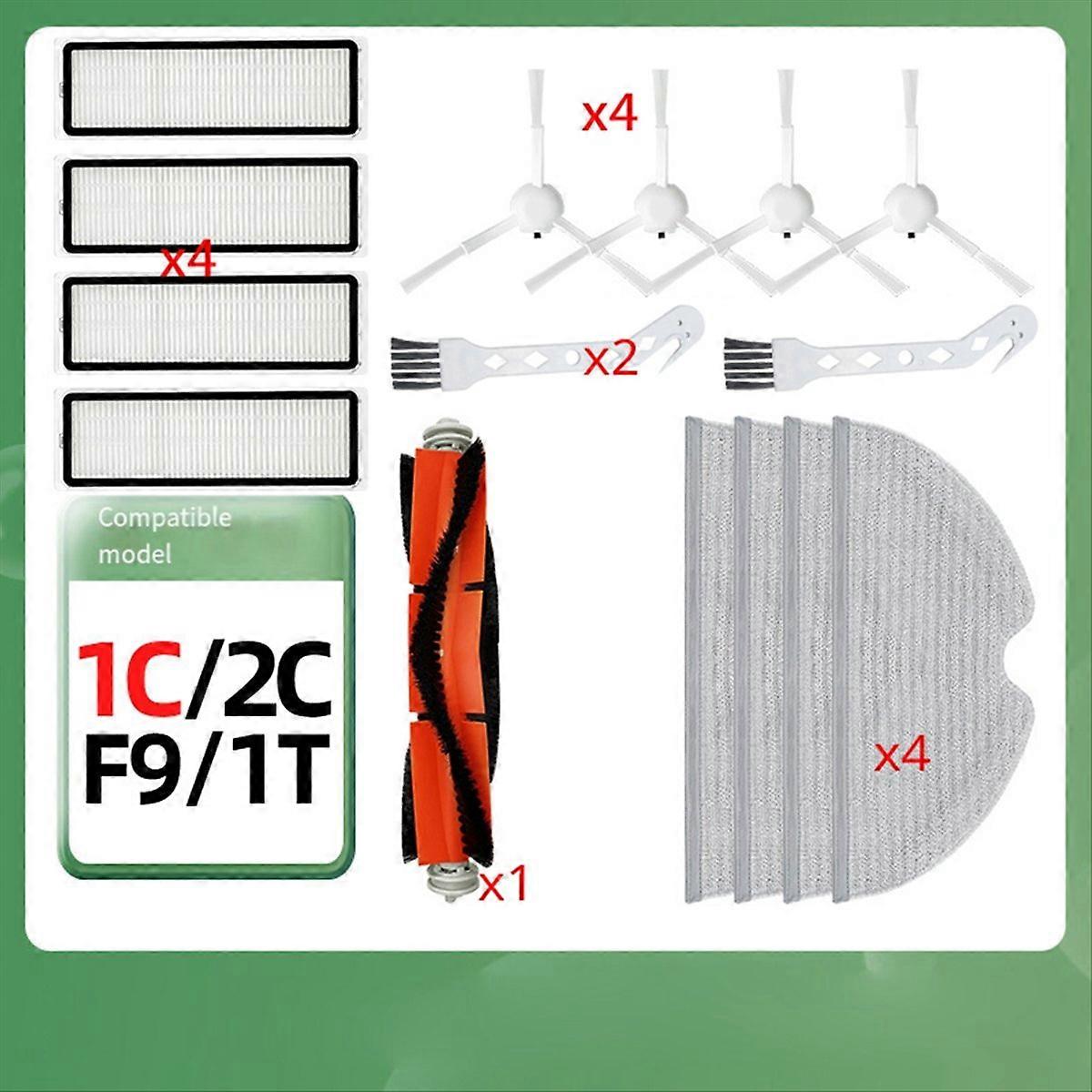 Zubehör Für Saugroboter 1c F9/2c/1t: Textilfilter, Hauptbürste, Ersatzteile, Bürste