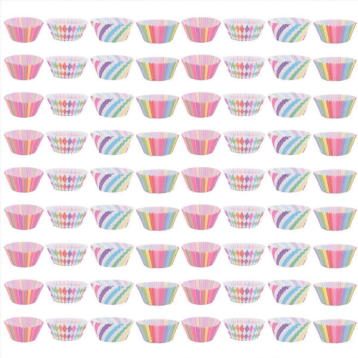 Bunte Papier-muffinförmchen, Packung Mit 400 Stück.