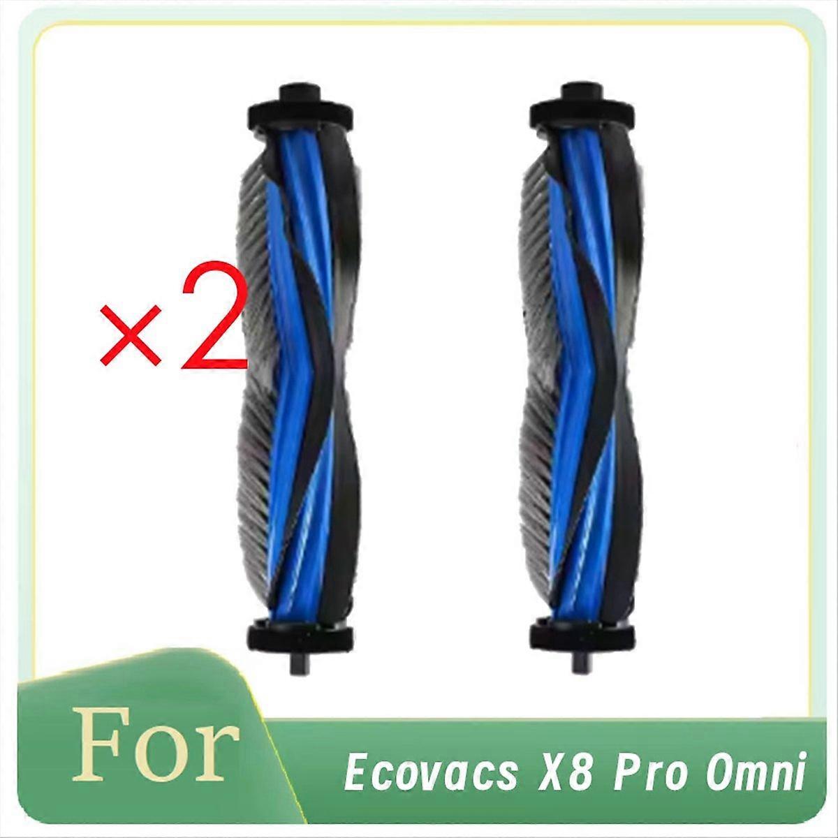 Set Mit 2 Ersatz-hauptbürsten Für Den X8 Pro Omni Saugroboter Mit Automatischer Entleerung