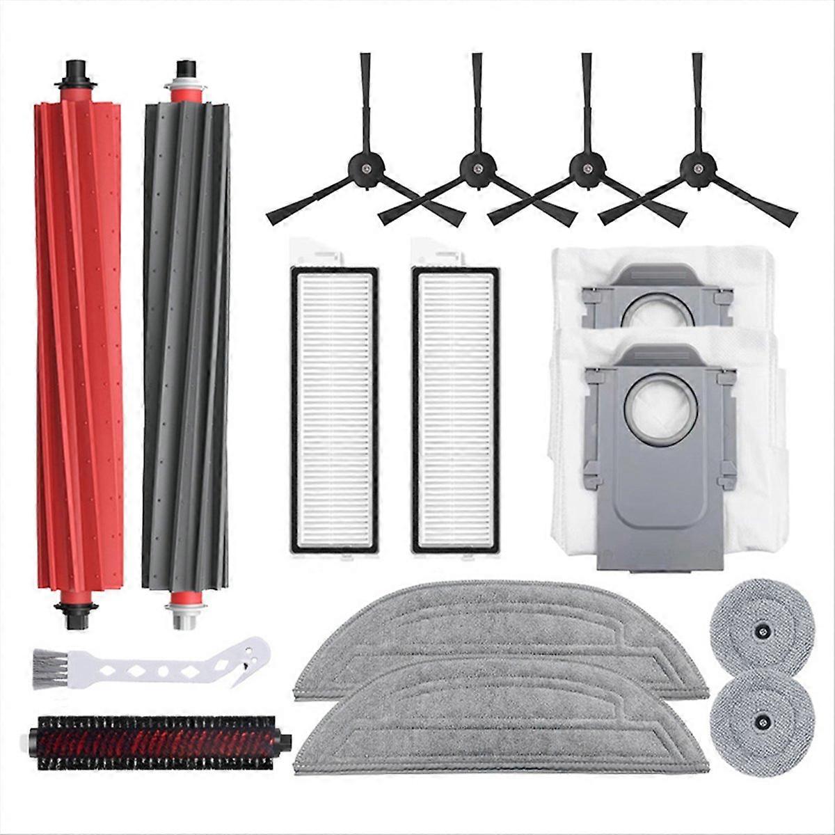 Ersatzteile Für Den Saugroboter S8 Maxv Ultra/g20s: Hauptseitenbürsten, Reinigungstücher, Hepa-filter, Staubbeutel Und Zubehör.