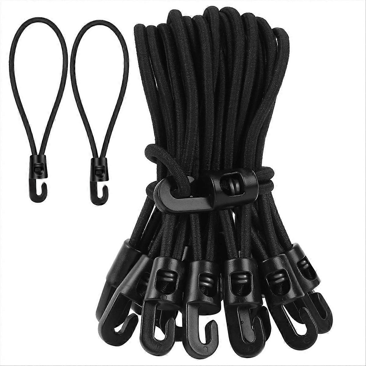 Elastische Spanngurte Mit Haken, 20er-packung, 10 Cm Lange Elastische Gummiseile Für Planen, Zelte Und Campingnetze