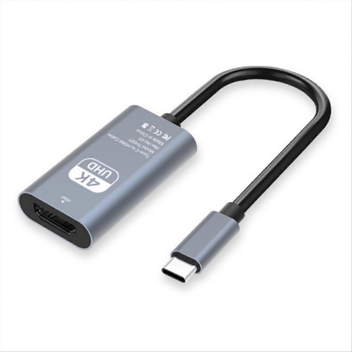 Usb-c Auf 4k 60hz Hd-adapter (usb 3.1 Stecker Auf Buchse Für Laptop, Tablet Und Fernseher)