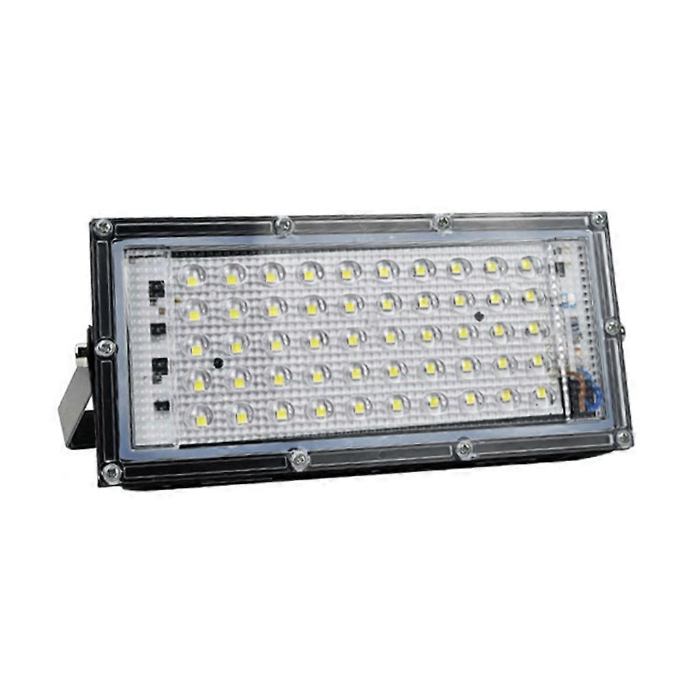 Led-flutlicht, Außenstrahler, Energieeffizienter Flutlichtstrahler Pearl Point, Laternenmast, Gartenbeleuchtung, 3000 K, 50 W