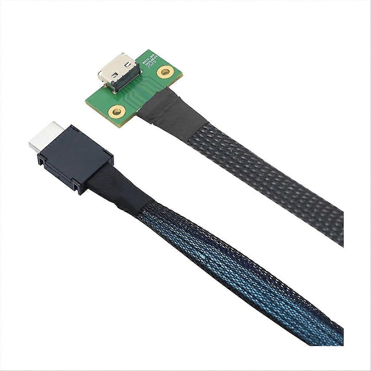 Oculink Sff-8611 4i 42p Auf Sff-8612 4i Pcie-adapterkabel Für Motherboard, Stecker-buchse, 0,5 M