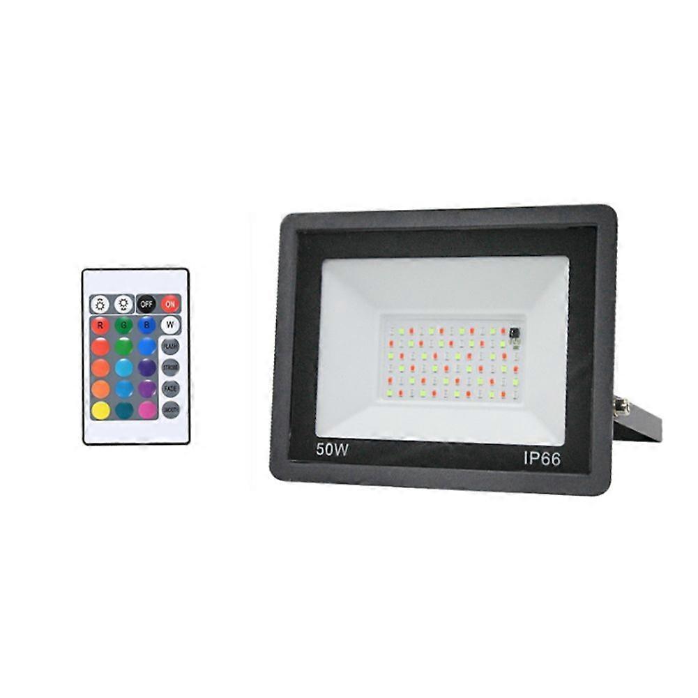 50w Rgb Led-flutlicht Ac200-265v Ip66 Wasserdicht Für Die Außenbeleuchtung Von Gärten, Terrassen Und Höfen
