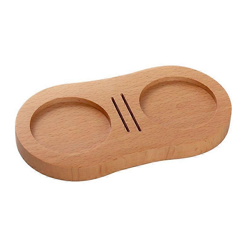 Kaffeefilterhalter Aus Holz, Tampermatte Aus Holz Für Espresso A