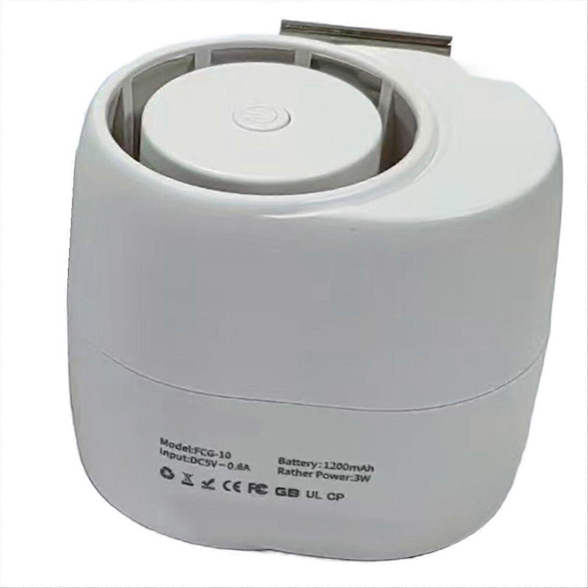 Wiederaufladbarer, Tragbarer Gürtelclip-ventilator, 360° Drehbar, 3 Geschwindigkeitsstufen, Leistungsstark, Ideal Für Sport Und Arbeiten Im Freien.