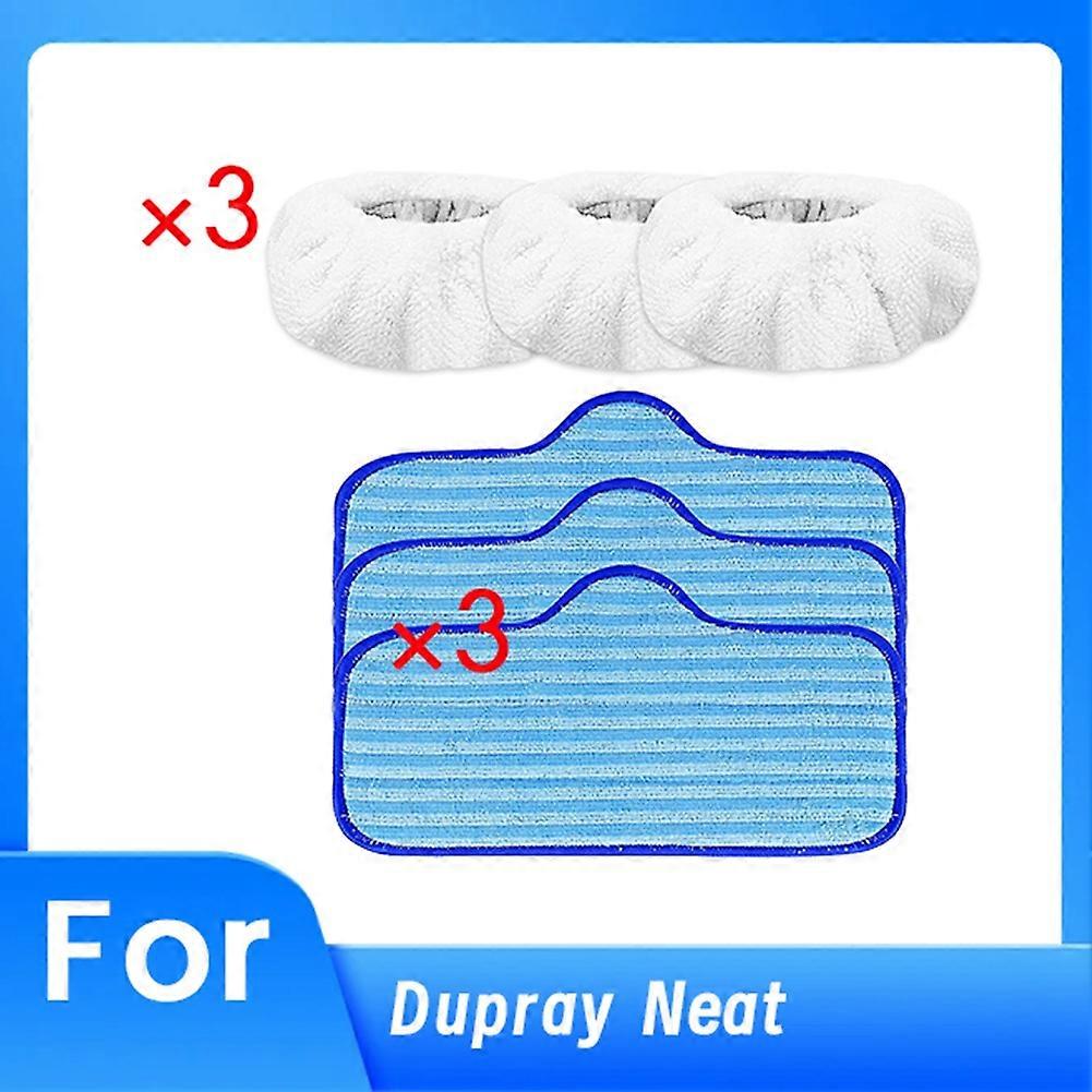 Wiederverwendbare Mikrofaserpads Für Dupray Neat Dampfreiniger, Ersatztücher, Wiederverwendbare Tücher Und Kleine Hauben
