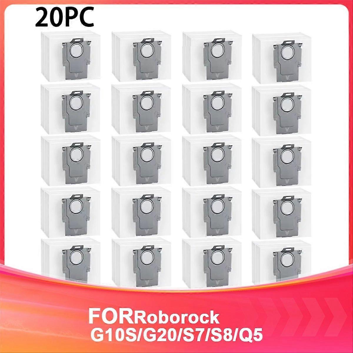 Packung Mit 20 Staubsaugerbeuteln, Kompatibel Mit S8 Pro Ultra, S8+, S7 Maxv Ultra, S7 Pro Ultra+, Q5 Und Staubsaugerstation.