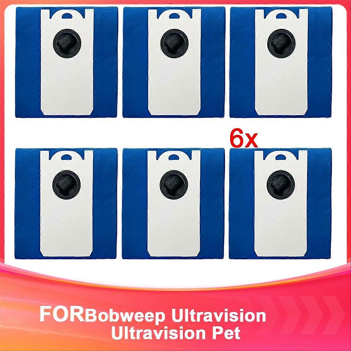 6er-pack Staubbeutel, Kompatibel Mit Den Saugrobotern Bobsweep Ultravision Und Ultravision Pet Mit Automatischer Entleerung – Ersatzzubehör
