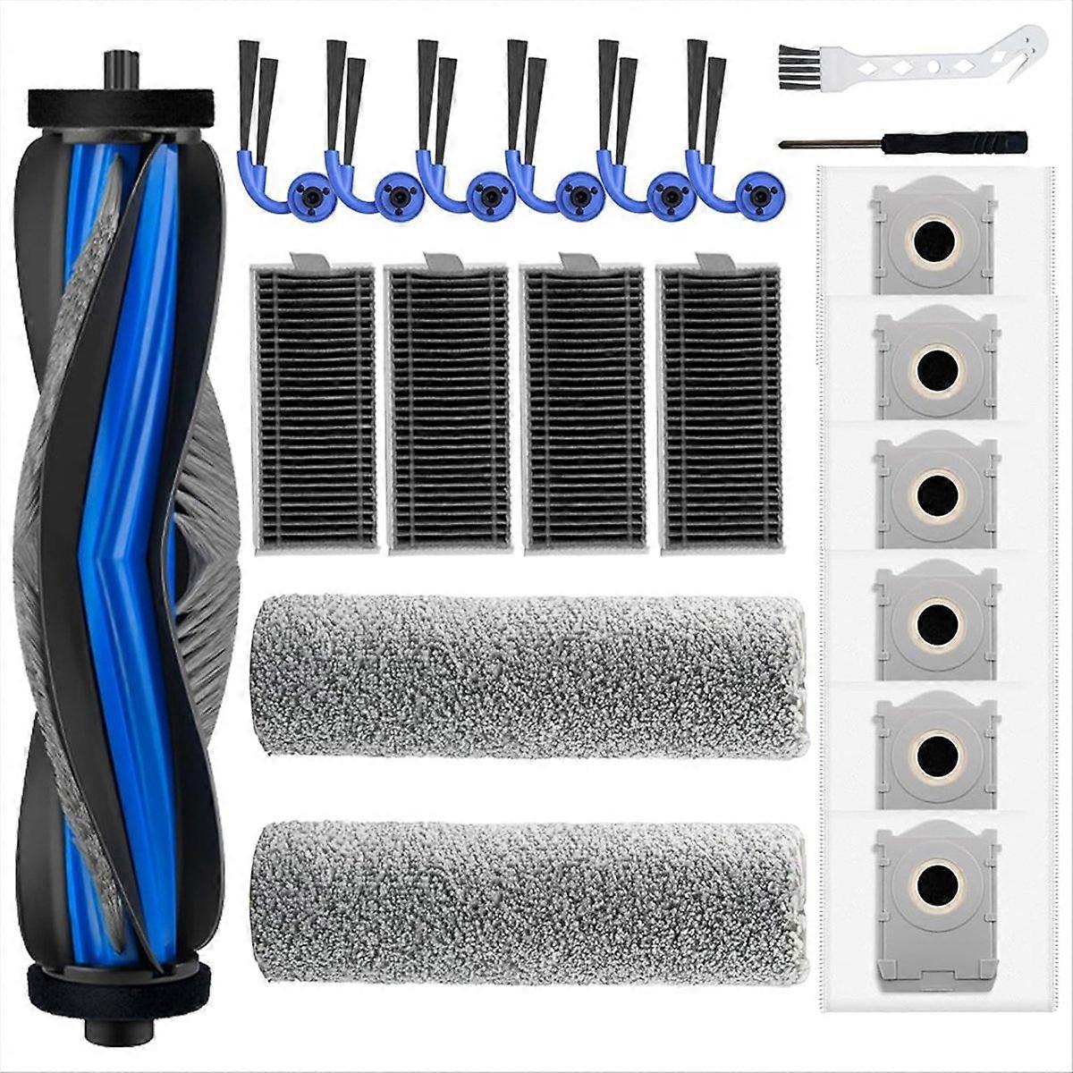 21-teiliges Set Für Den X9 Pro Omni/x9 Pro Saugroboter: Hauptbürste, Reinigungswalze, Filter Und Staubbeutel.