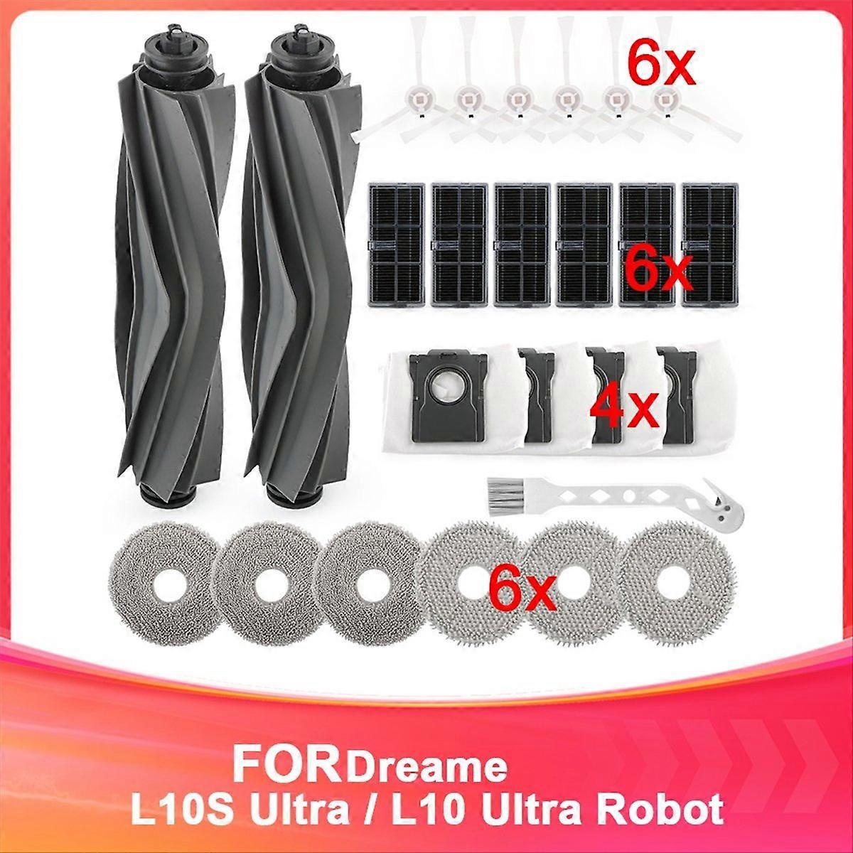 Ersatzteile Für Den Saugroboter L10s Ultra / L10 Ultra: Hauptbürste, Seitenbürsten, Filter, Staubbeutel, Reinigungstücher