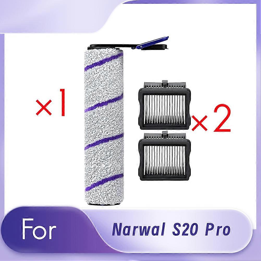 1 Rotierende Bürste Und 2 Ersatzfilter Für Den Kabellosen Nass- Und Trockensauger Narwal S20 Pro
