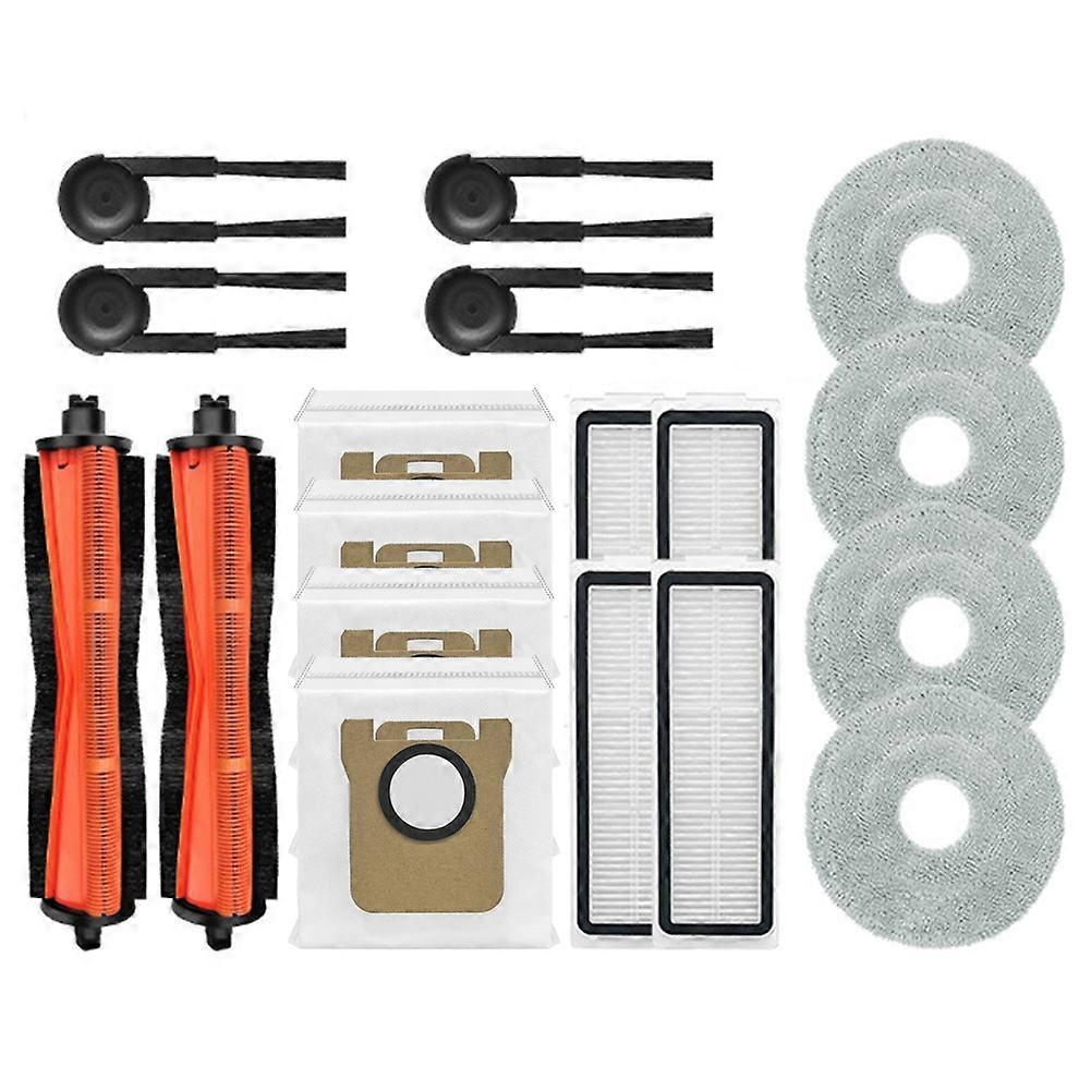 Ersatzteile Für Den Xiaomi Mijia M40s Staubsauger: Verwicklungsfreie Rotationsbürste, Seitenbürste, Staubbeutel, Filter Und Reinigungstuch