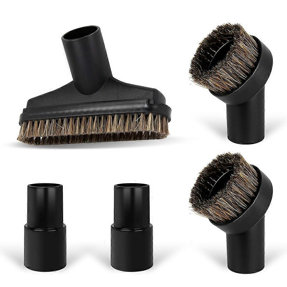 Staubsauger-zubehörset Mit Rosshaarbürste – Rundes Staubsaugerzubehör – Bodenbürste – 1 1/4-zoll-adapter Inklusive