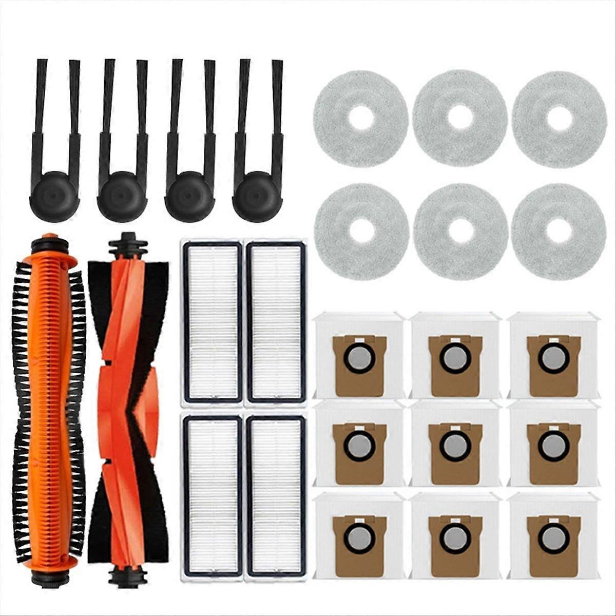 Ersatzzubehörset Für M40s Ov31cn: Tricut-bürste, Staubbeutel, Reinigungstuch, Hepa-filter