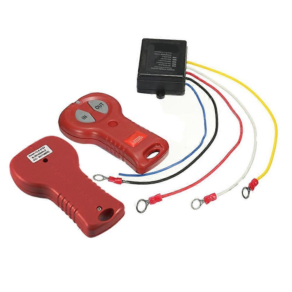 12v/24v Funk-seilwindensteuerungsset Mit Empfänger Für Jeep, Atv Und Geländewagen