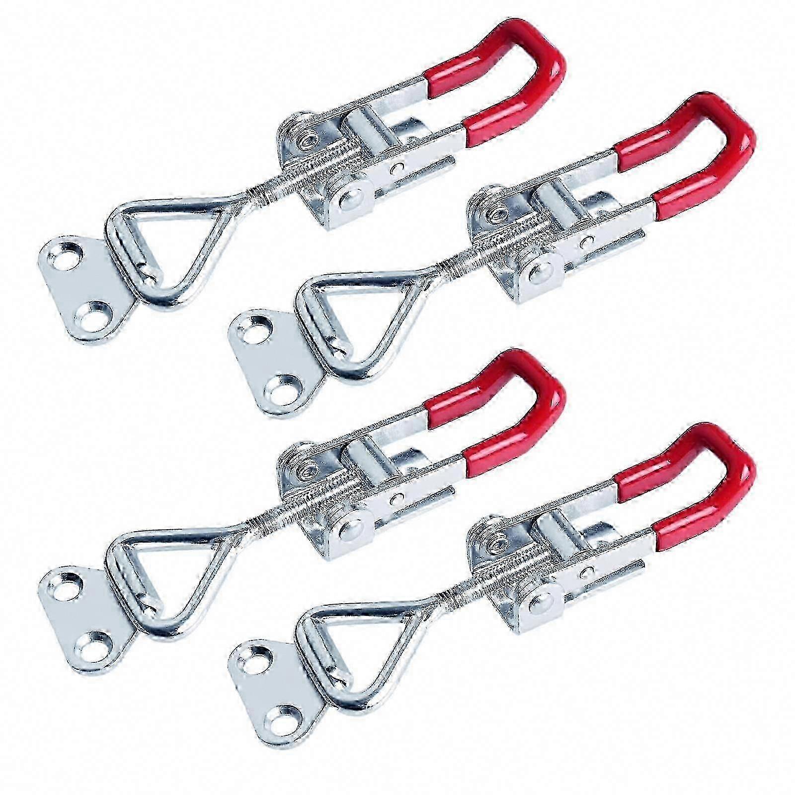 4 Stück Verstellbare Knebelklemmen Für Türen, Schränke, Werkzeugkästen, Koffer, Truhen – Metallklemmen