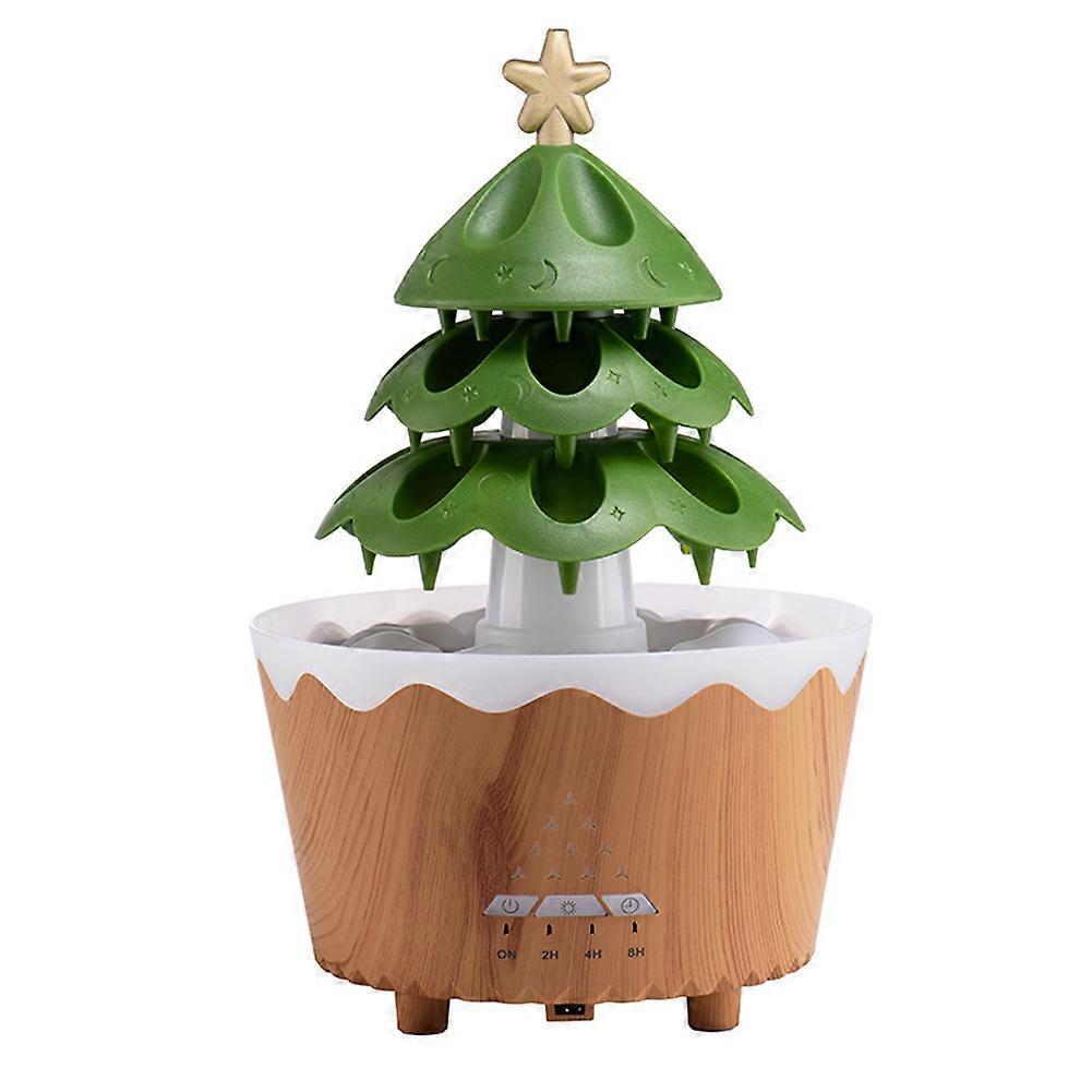 Entspannender Aromatherapie-luftbefeuchter, Luftbefeuchter In Form Eines Weihnachtsbaums, Duftdiffusor, Farbwechselnder Led-luftbefeuchter (us-stecker).