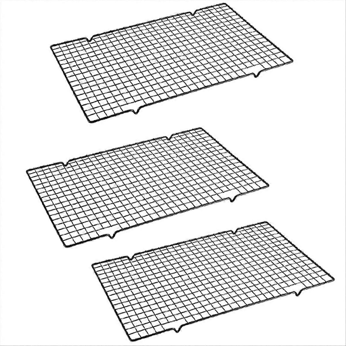 Quadratisches Kuchengitter Mit Antihaftbeschichtung, 25,5 X 41 X 1,5 Cm