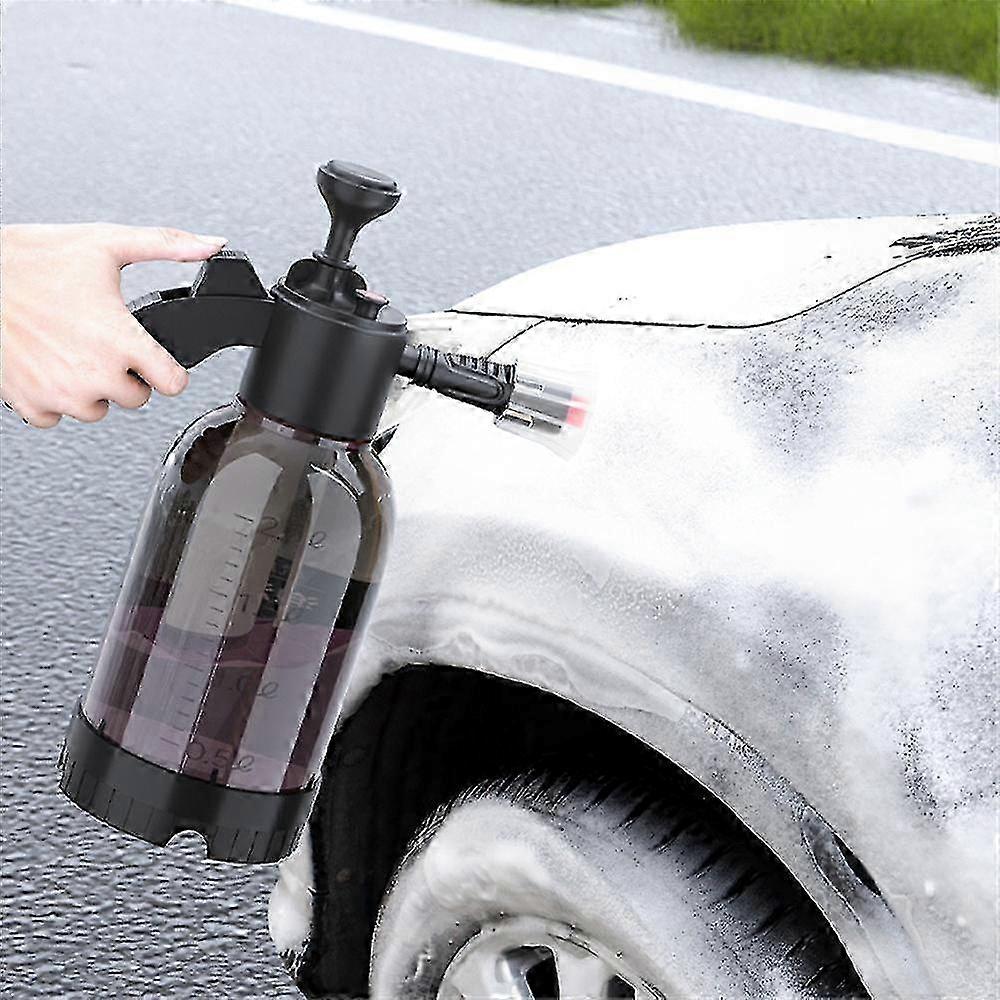 2-liter-schaumsprühflasche Mit Handpumpe Für Die Auto- Und Fensterreinigung