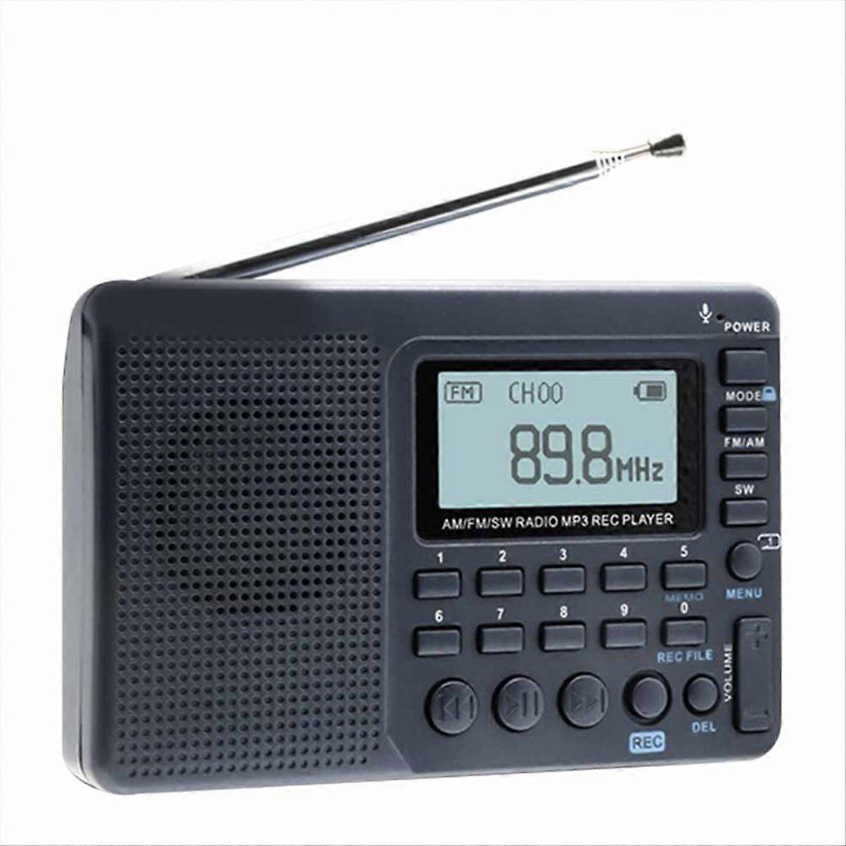 Retekess V115 Tragbares Radio, Fm/am/sw-bänder, Usb-recorder, Lautsprecher, Ideal Für Senioren