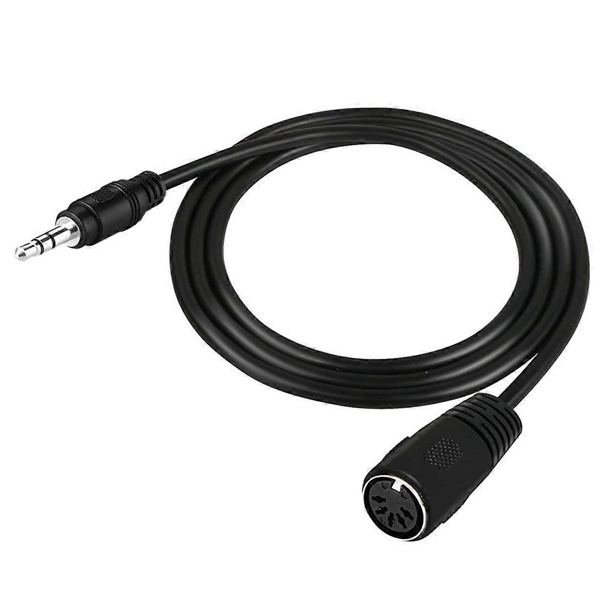 50 Cm Din-auf-3,5-mm-klinkenkabel, 5-polige Din-buchse Auf 3,5-mm-klinkenstecker, Stereo-aux-eingangsadapter Für Smartphones Und Kopfhörer, 1 M