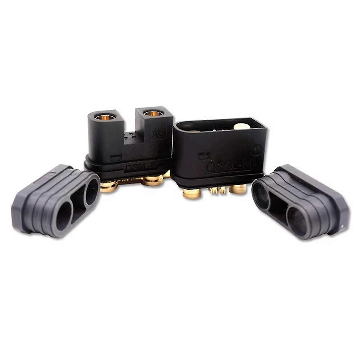 Qs9l Funkenfreier Stromanschluss, Stecker/buchse, Vergoldeter Bananenstecker, 180 A, Mit Widerstand, Für Funkgesteuerte Agrardrohnen.