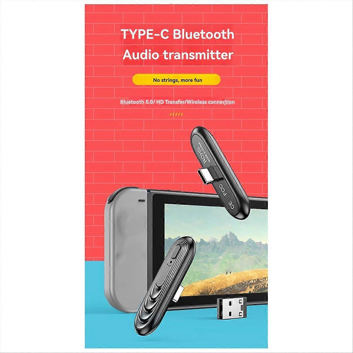 Bluetooth 5.0 Typ-c Wireless-audioadapter Mit Niedriger Latenz Für