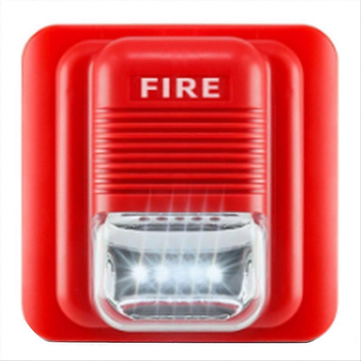 24v Kabelgebundene Außensirene Für Feueralarm, Kompakt Und Leistungsstark (ton Und Licht), Für Notfallsituationen.