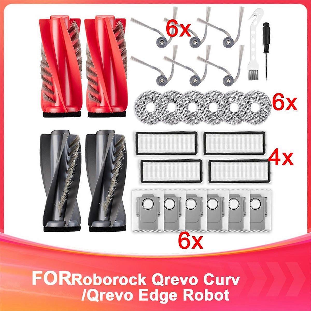 Zubehör Für Qrevo Curv/qrevo Edge Saugroboter: Ersatz-hauptbürsten, Staubbeutel, Reinigungstücher, Filter