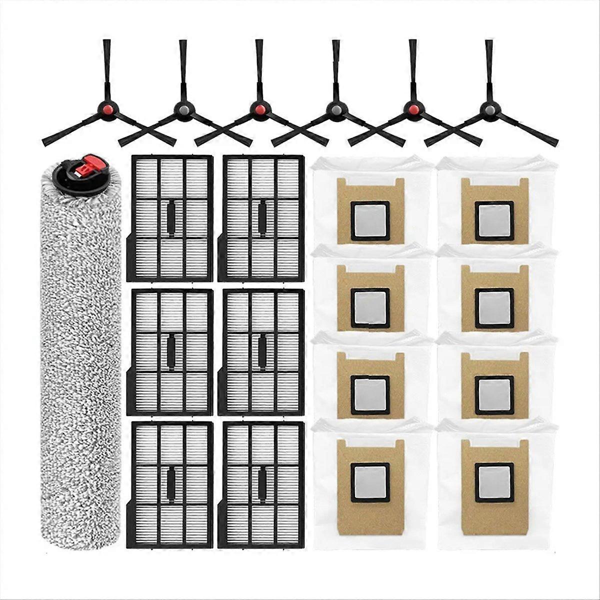 Ersatzzubehörset Für Omni E25/e28 - Enthält Eine Hauptbürste, Seitenbürsten, Hepa-filter, Staubbeutel Und Bürstenwalzen.