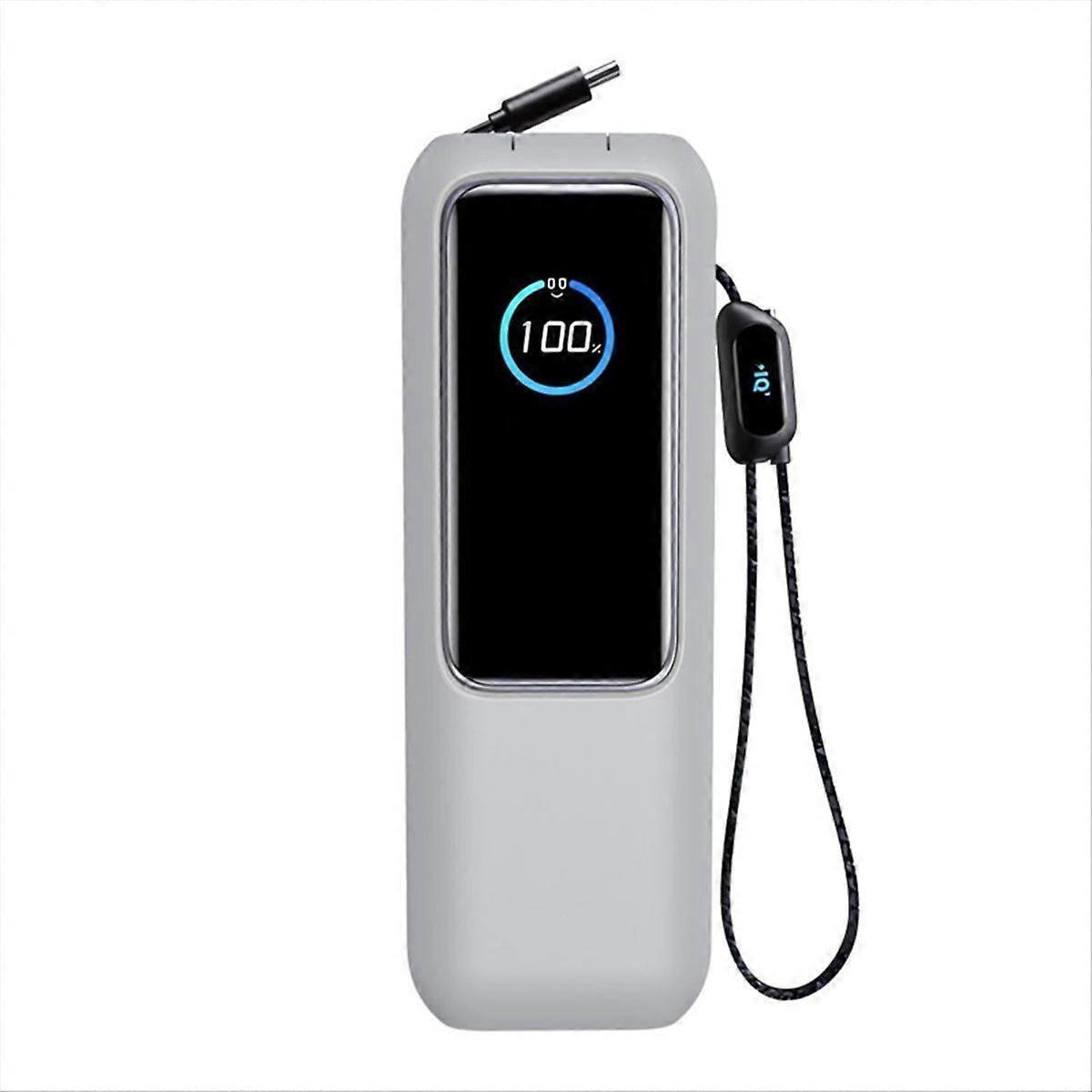 Stoßfeste Silikonhülle Für 25.000 Mah 165 W Externe Batterie, Tragetasche Mit Kartenfach Und Integriertem Schutz (modell B).