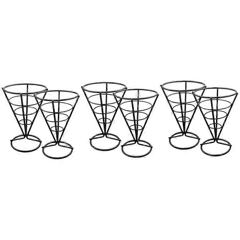 Kegelförmiger Pommes-frites-präsentationsständer (6er-set)